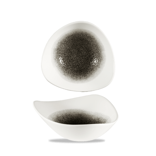 Raku Quartz Black Lotus Bowl 7" Box of 12 (3-5 Working Days Delivery)