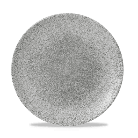 Raku Jasper Grey Evolve Coupe Plate 10.25" Box of 12 (3-5 Working Days Delivery)