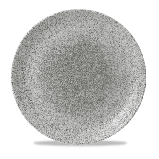 Raku Jasper Grey Evolve Coupe Plate 11.25" Box of 12 (3-5 Working Days Delivery)