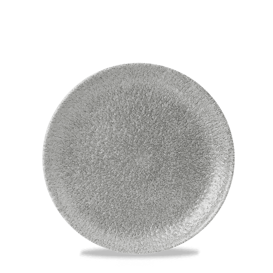 Raku Jasper Grey Evolve Coupe Plate 6.5" Box of 12 (3-5 Working Days Delivery)