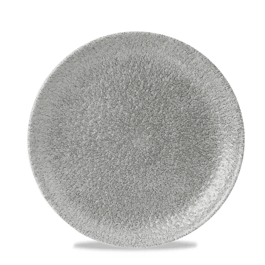 Raku Jasper Grey Evolve Coupe Plate 8.67" Box of 12 (3-5 Working Days Delivery)
