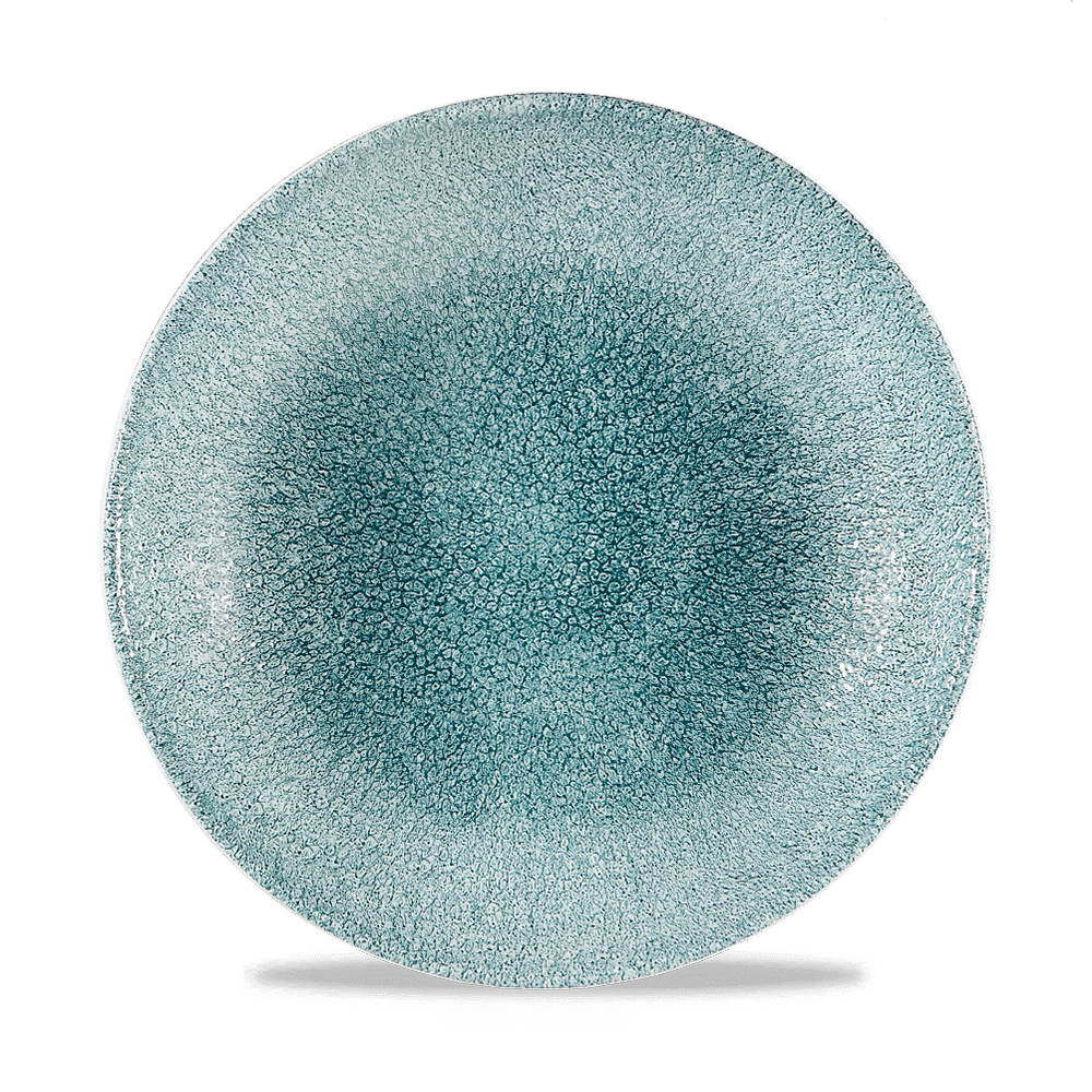 Raku Jade Green Evolve Coupe Plate 8.67" Box 12