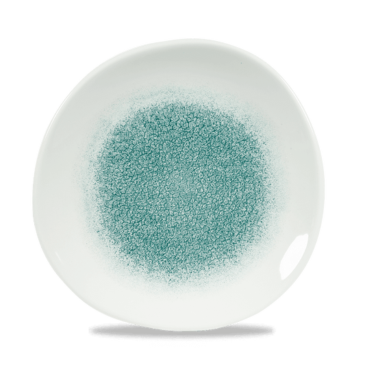 Raku Jade Green Round Trace Plate 8 1/4" Box of 12 (3-5 Working Days Delivery)