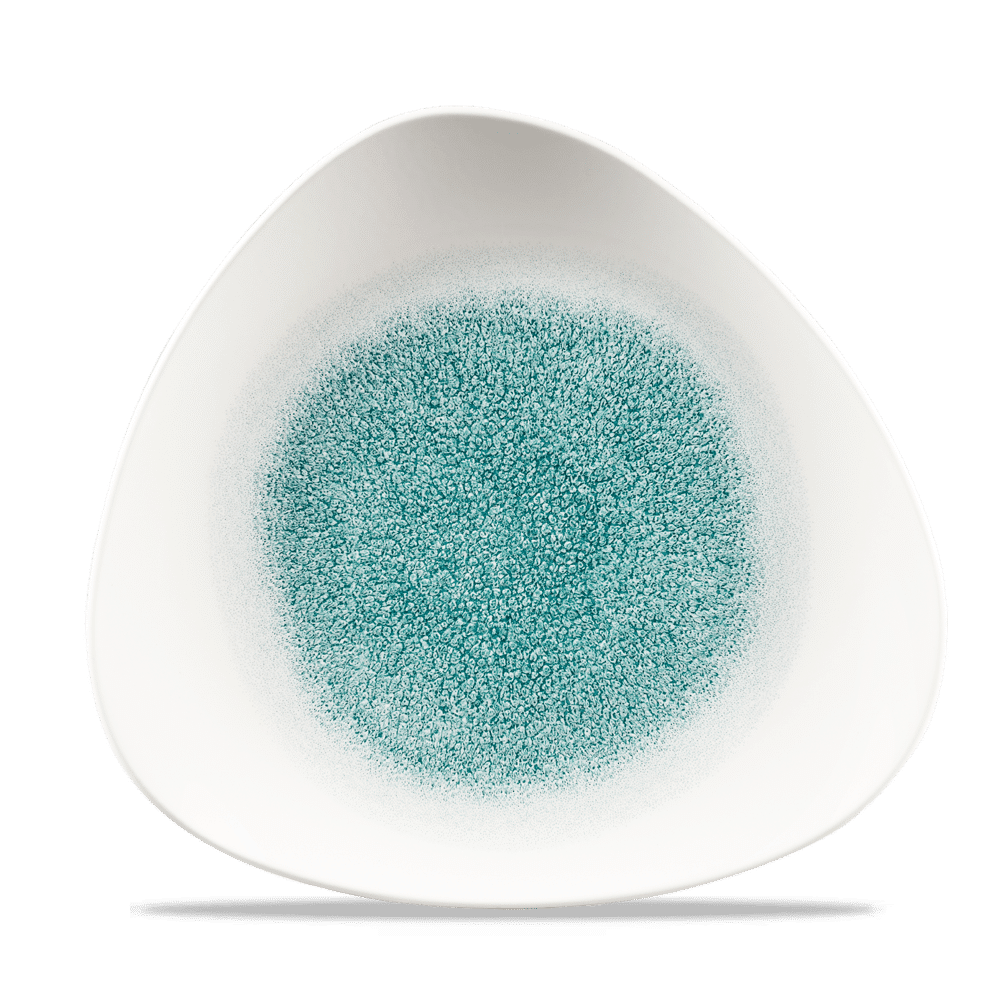 Raku Jade Green Lotus Plate 11 1/4" Box 12