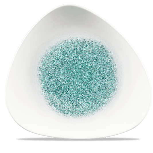 Raku Jade Green Lotus Plate 12" Box of 6 (3-5 Working Days Delivery)