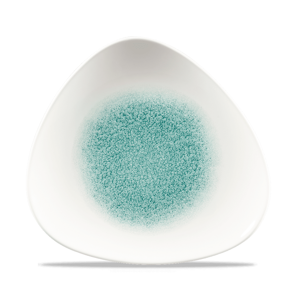 Raku Jade Green Lotus Plate 9 5/8" Box 12