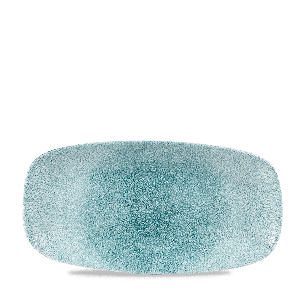 Raku Jade Green  Chefs Oblong Plate 11 3/4X6" Box 12