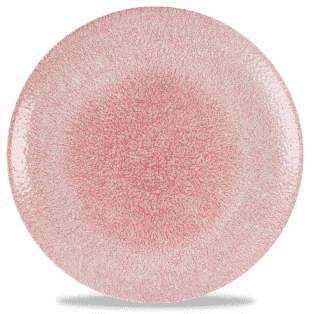 Raku Pink Quartz Evolve Coupe Plate 11.25" Box of 12 (3-5 Working Days Delivery)