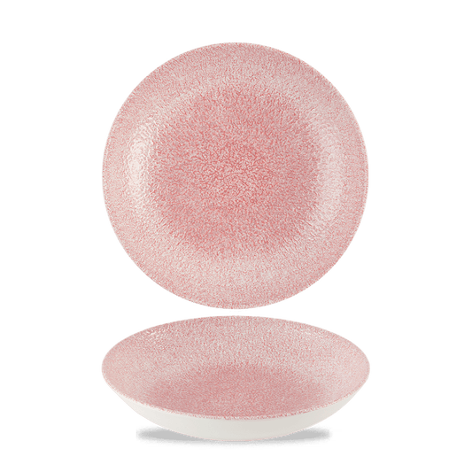 Raku Pink Quartz Evolve Coupe Bowl 7.25" Box of 12 (3-5 Working Days Delivery)