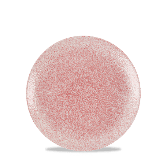 Raku Pink Quartz Evolve Coupe Plate 6.5" Box of 12 (3-5 Working Days Delivery)