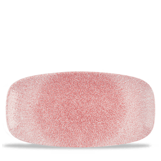 Raku Pink Quartz Chefs Oblong Plate 11 3/4" X 6" Box of 12 (3-5 Working Days Delivery)