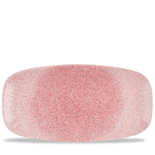 Raku Pink Quartz Chefs Oblong Plate 13 7/8X7 3/8" Box of 6 (3-5 Working Days Delivery)