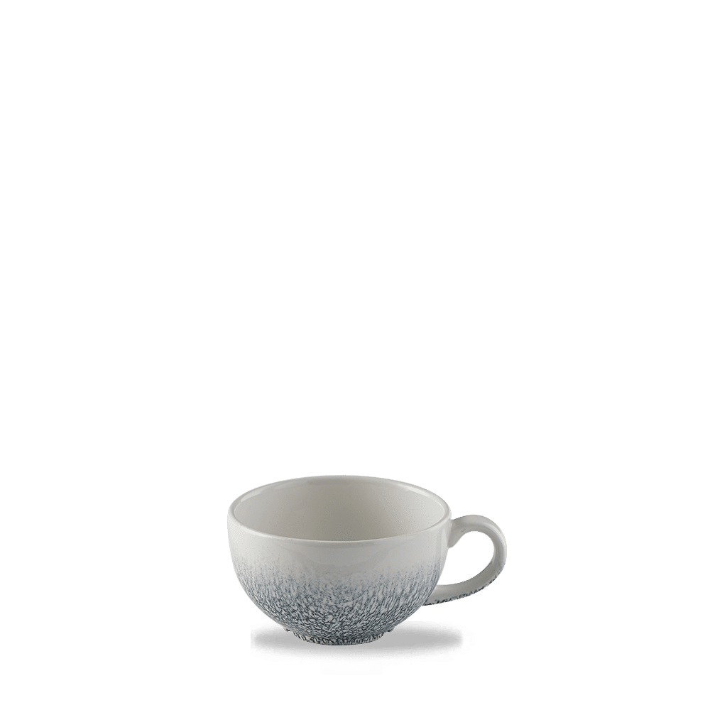 Raku Topaz Blue  Cappuccino Cup 8Oz Box 12