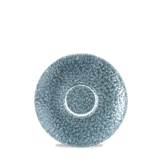 Raku Topaz Blue Cappuccino Saucer 6.25" Box of 12 (3-5 Working Days Delivery)