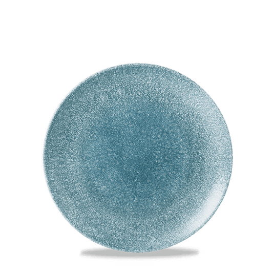 Raku Topaz Blue Evolve Coupe Plate 6.5" Box of 12 (3-5 Working Days Delivery)