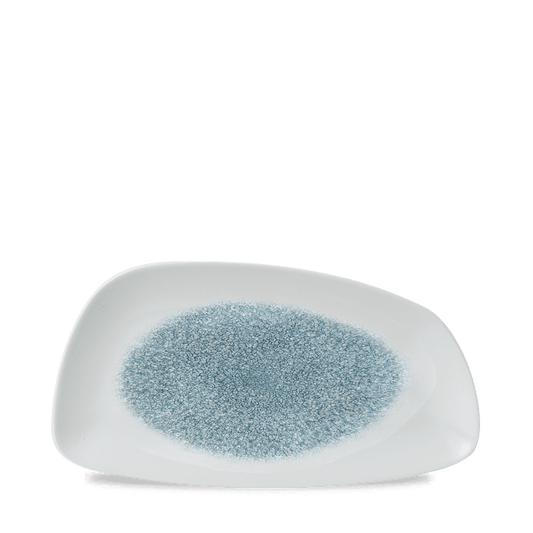 Raku Topaz Blue Chefs Geo Plate 11 3/4X6 1/8" Box of 12 (3-5 Working Days Delivery)