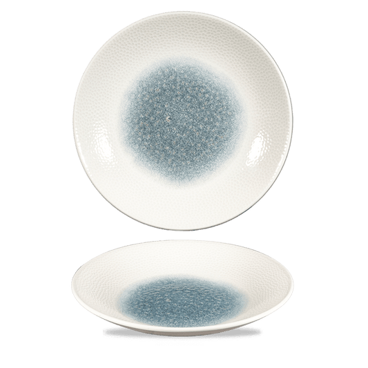 Raku Topaz Blue Isla Deep Coupe Plate 10 5/8" Box of 12 (3-5 Working Days Delivery)