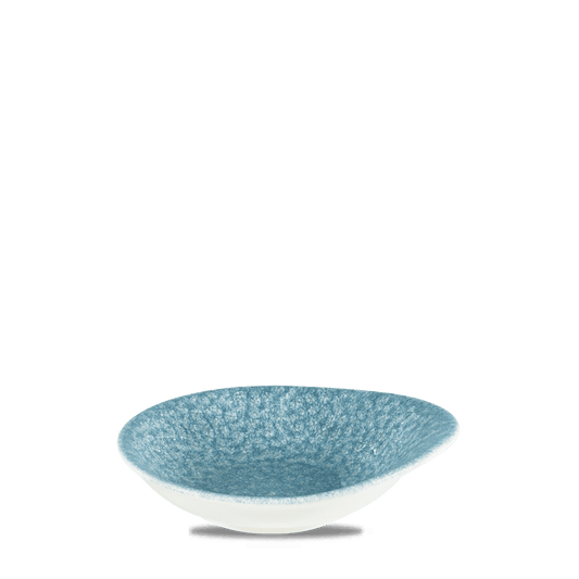 Raku Topaz Blue Round Round Dish 6 3/8X5 5/8" Box of 12 (3-5 Working Days Delivery)