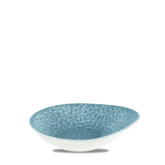 Raku Topaz Blue Round Round Dish 7 2/8X6.5" Box of 12 (3-5 Working Days Delivery)
