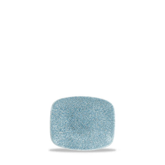 Raku Topaz Blue Oblong Chefs Plate 6 X 5" Box of 12 (3-5 Working Days Delivery)