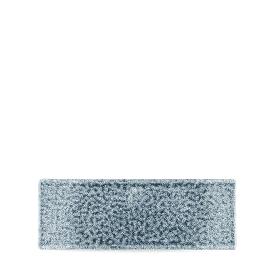 Raku Topaz Blue Oblong Plate 25X9Cm Box of 6 (3-5 Working Days Delivery)