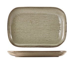 Terra Porcelain Grey Rectangular Plate 29 x 19.5cm - Pack of 12