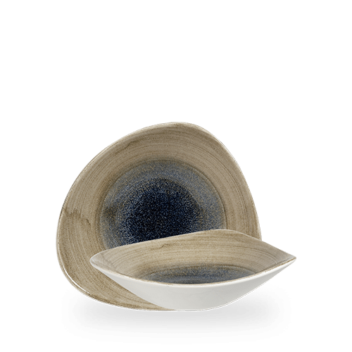 Stonecast Aqueous Bayou Lotus Bowl 9" Box 12