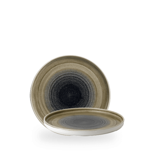 Stonecast Aqueous Bayou  Walled Plate 8.67" Box 6