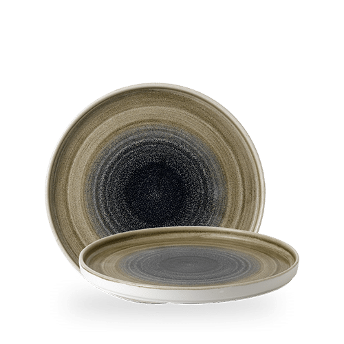 Stonecast Aqueous Bayou  Walled Plate 10 2/8" Box 6