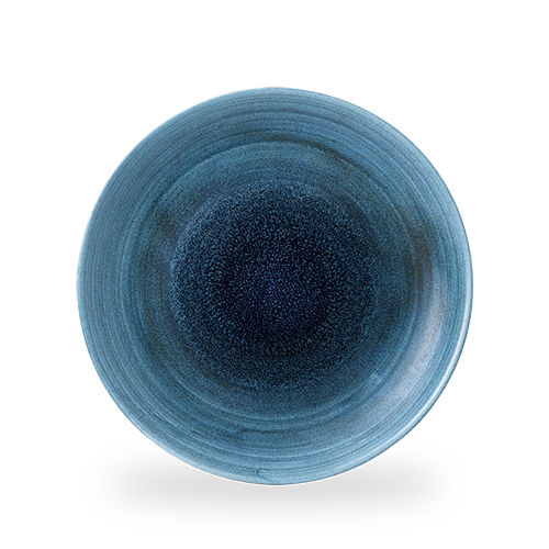 Stonecast Aqueous Lagoon Evolve Coupe Plate 11.25" Box 12
