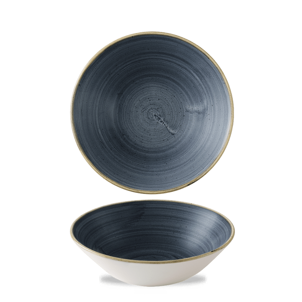 Stonecast Blueberry Evolve Deep Coupe Bowl 7 1/2" Box 6
