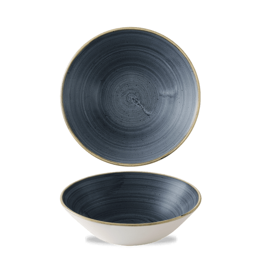 Stonecast Blueberry Evolve Deep Coupe Bowl 7 1/2" Box of 6 (3-5 Working Days Delivery)