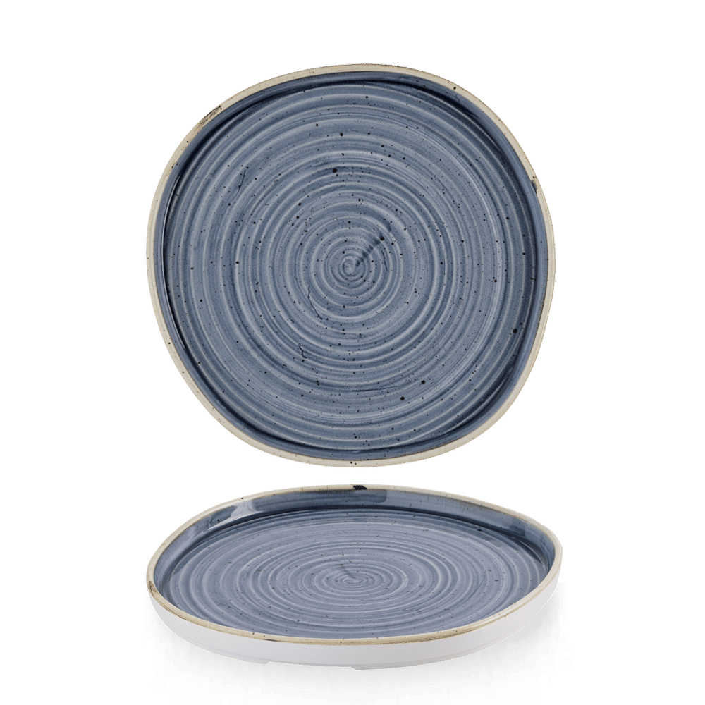 Stonecast Blueberry Organic Walled Plate 10 1/2" Box 6
