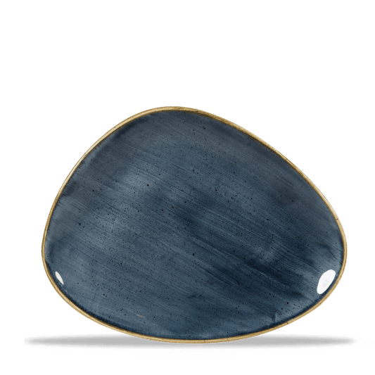 Stonecast Blueberry Triangle Chefs Plate 10 3/8"X8" Box of 12 (3-5 Working Days Delivery)