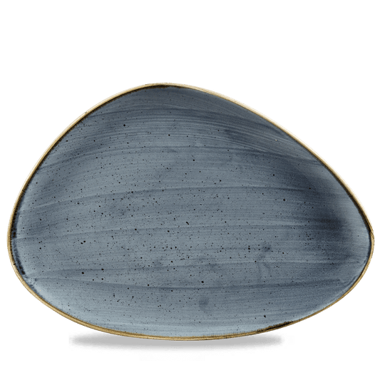 Stonecast Blueberry Triangle Chefs Plate 14X9 3/4" Box of 6 (3-5 Working Days Delivery)