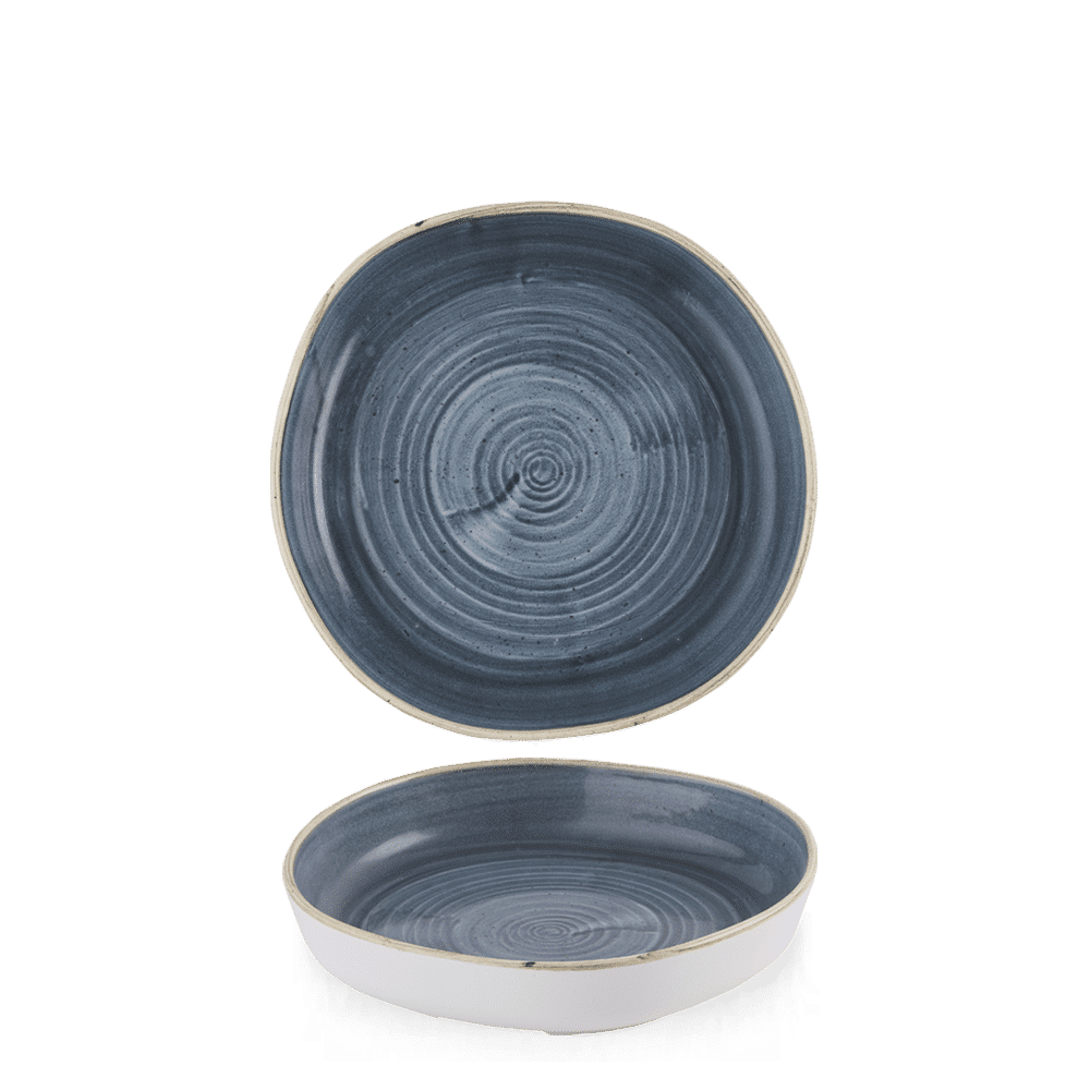 Stonecast Blueberry Organic Walled Bowl 7 7/8" Box 6
