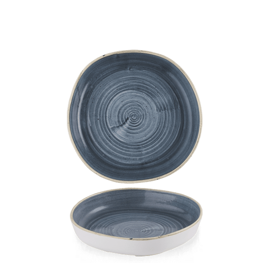 Stonecast Blueberry Organic Walled Bowl 7 7/8" Box of 6 (3-5 Working Days Delivery)