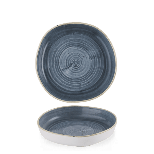 Stonecast Blueberry Organic Walled Bowl 9 1/4" Box of 6 (3-5 Working Days Delivery)