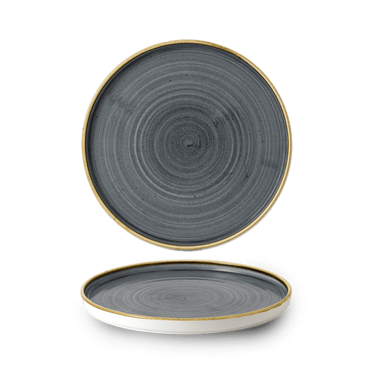 Stonecast Blueberry Walled Plate 8.67" Box of 6 (3-5 Working Days Delivery)