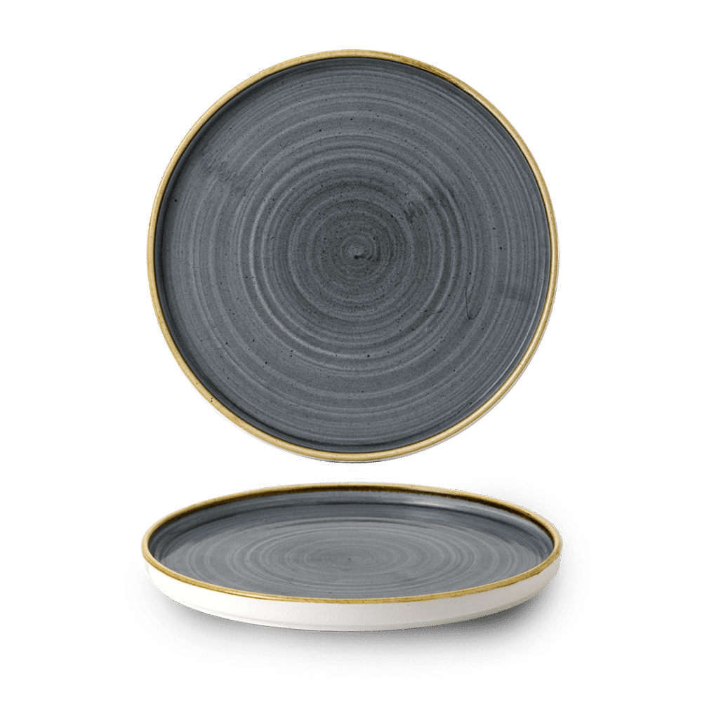 Stonecast Blueberry  Walled Plate 10 2/8" Box 6