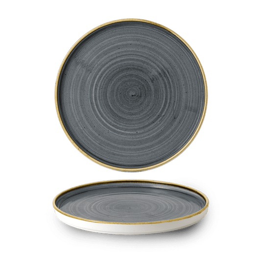 Stonecast Blueberry Walled Plate 10 2/8" Box of 6 (3-5 Working Days Delivery)