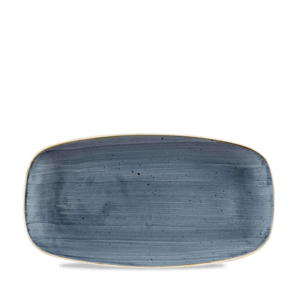 Stonecast Blueberry  Chefs Oblong Plate 29.8X15.3Cm Box 12