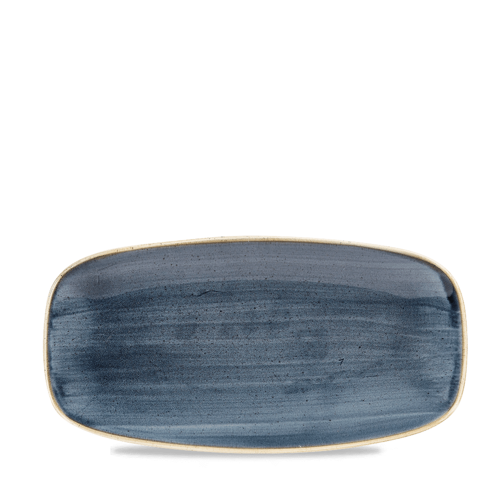 Stonecast Blueberry  Chefs Oblong Plate 13 7/8X7 3/8" Box 6