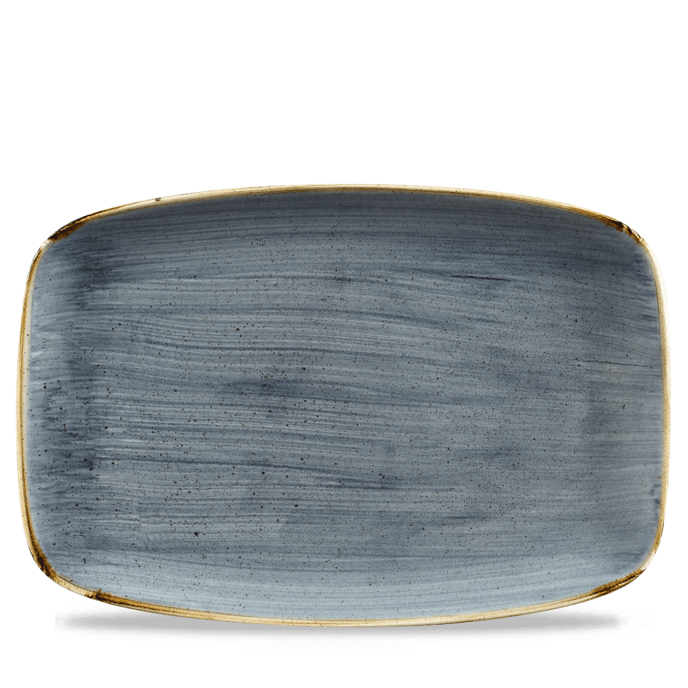 Stonecast Blueberry Oblong Chefs Plate 13 1/2" X 9 1/4" Box 6