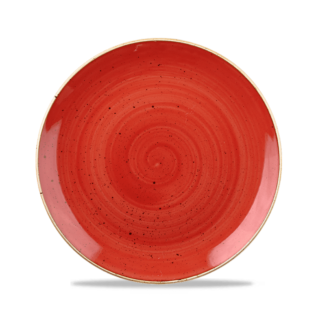 Stonecast Berry Red Evolve Coupe Bowl 9.75" Box 12