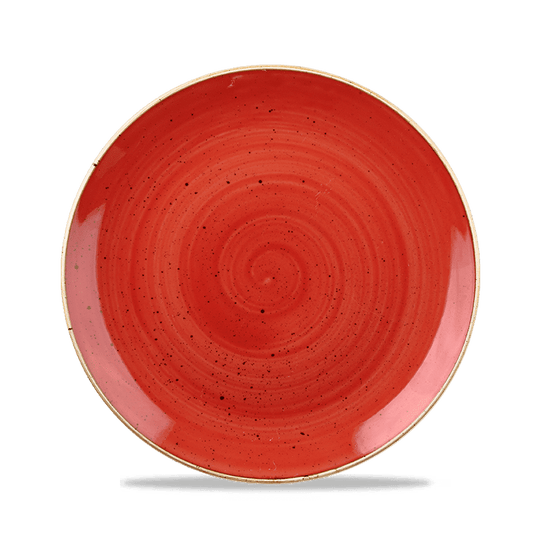 Stonecast Berry Red Evolve Coupe Bowl 9.75" Box of 12 (3-5 Working Days Delivery)