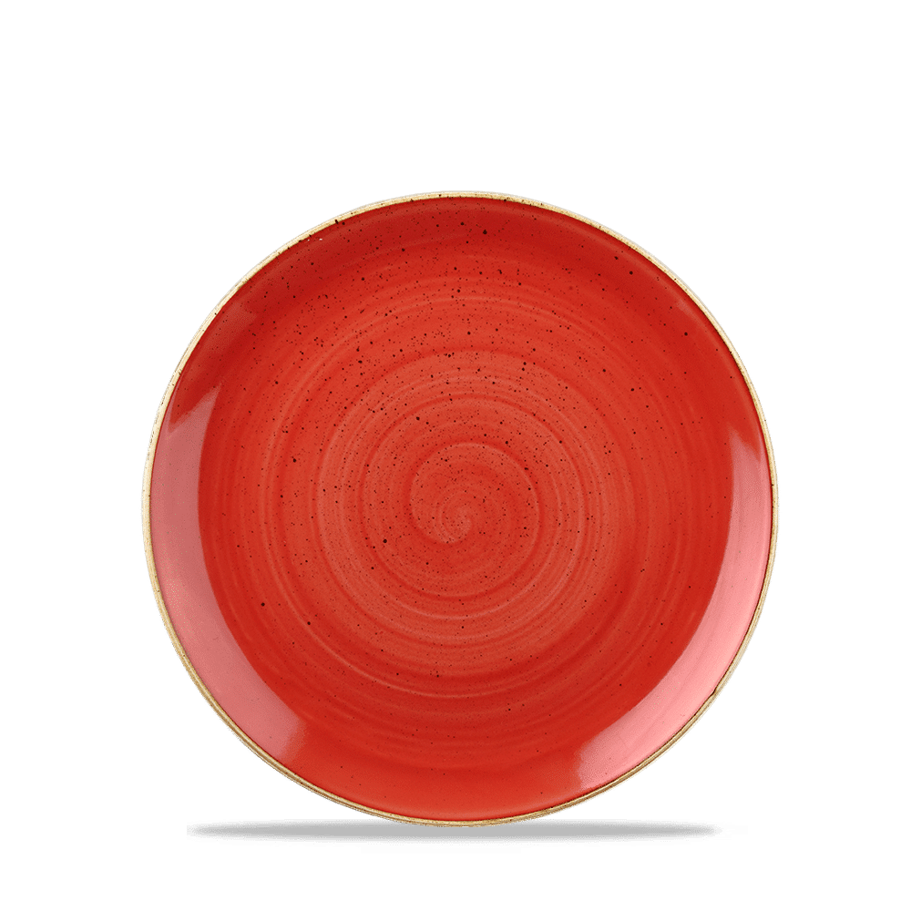 Stonecast Berry Red Evolve Coupe Plate 6.5" Box 12