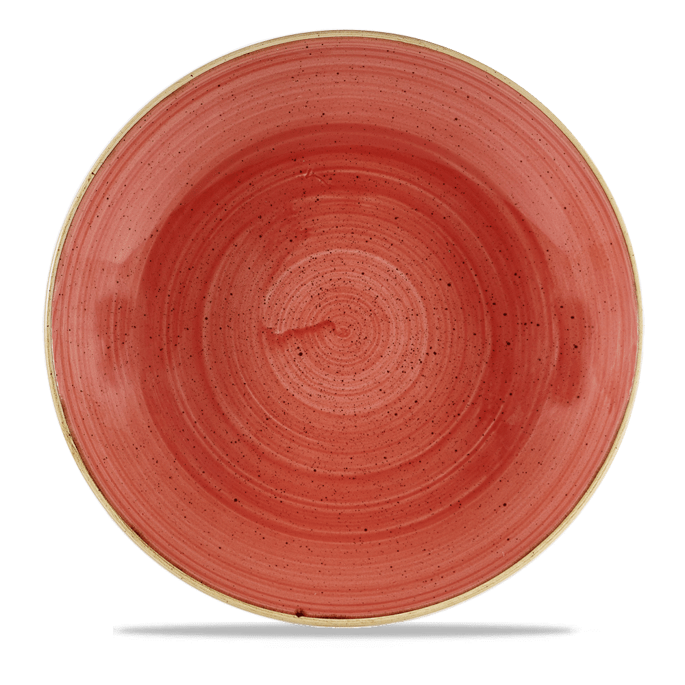 Stonecast Berry Red Coupe Large Bowl 12" Box 6