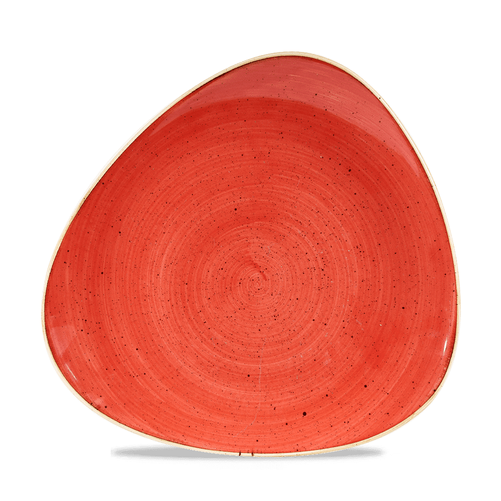 Stonecast Berry Red Lotus Plate 11 1/4" Box 12