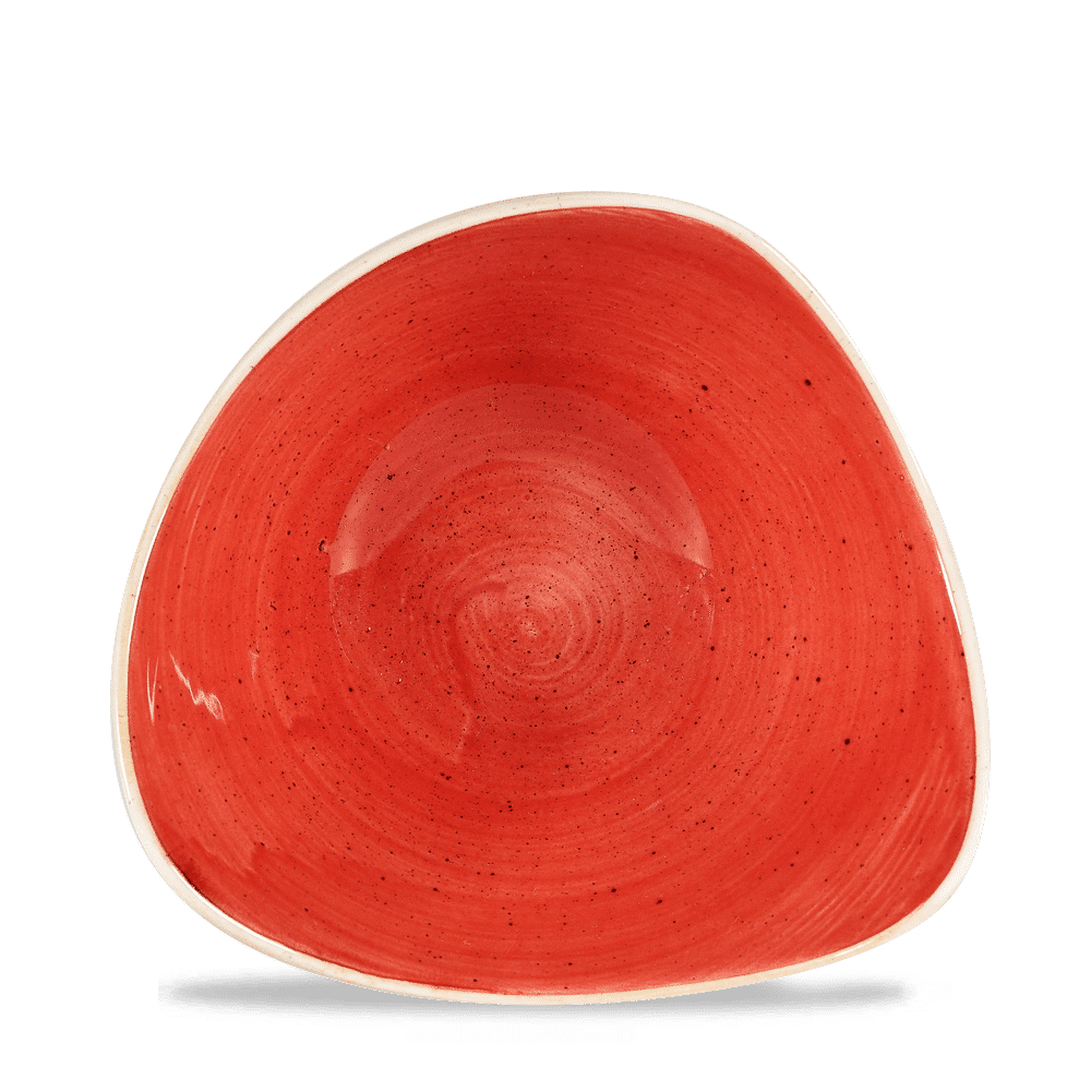 Stonecast Berry Red Lotus Bowl 7" Box 12